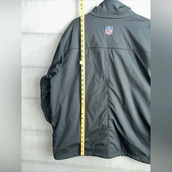 Nike San Francisco 49ers NFL On Field Apparel Men’s XXL Gray/Red Full Zip Fleece - Picture 4 of 10